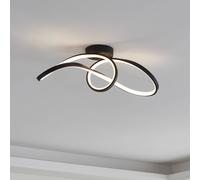 EGLO connect plafón LED Calarossa-Z, negro, aluminio