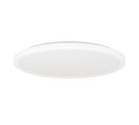 Eglo connect.z Rovito-Z Lámpara de techo LED para baño, domótica, ZigBee, aplicación y control por voz Alexa, blanco cálido y frío, RGB, atenuable, IP44, diámetro de 39 cm, blanco