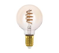 EGLO Bombilla LED E27 G80 connect.z Smart Home ZigBee regulable colores 360 lúmenes 5 vatios ámbar
