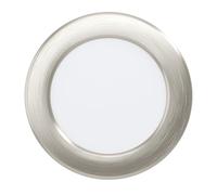 EGLO connect lámpara empotrable LED inteligente Fueva 6-Z, gris, Ø 12 cm