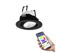 EGLO connect Saliceto-Z empotrada LED, negro