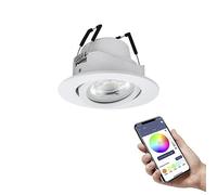 EGLO connect Lámpara empotrada Saliceto-Z LED blanca