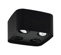 Eglo connect.z Smart Home lámpara de techo LED Caminales-Z, de 4 luces, ZigBee, control de voz y de la aplicación, colores ajustables, GU10