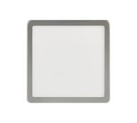 Eglo connect.z Smart Home lámpara de techo LED para el baño Fueva-Z, L x A 21 cm, ZigBee, control de voz y de la aplicación, color de la luz, regulable, metal níquel mate, IP44