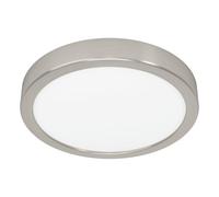 Luminaria LED empotrable EGLO connect Smart Fueva 6-Z, gris, Ø 21 cm