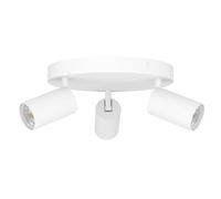 Eglo connect.z Smart Home LED lámpara de techo Telimbela Z, foco con 3 spots, ZigBee, app y control de voz Alexa, blanco cálido blanco frío, RGB, regulable, luz blanca