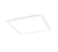 Eglo connect.z Smart-Home LED Panel Moradillo-Z, 30x30 cm, ZigBee, mate, control por app y voz Alexa, luz cálida-fría, RGB, regulable, lámpara de techo blanca