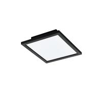 Eglo connect.z Smart Home panel LED Salobrena-Z, L x A 30 cm, ZigBee, control de voz y de la aplicación, colores ajustables, regulable, lámpara de techo de aluminio negro