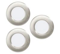 EGLO connect lámpara empotrable LED Fueva 6-Z, gris, juego de 3