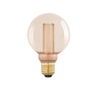 EGLO E27 LED lámpara, bombilla ámbar vintage, globo retro, 4 W, 170 lúmenes