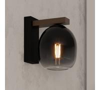 EGLO Filago aplique de vidrio humo 1 luz