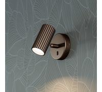 EGLO Foco de pared Portillo, bronce, altura 11 cm, metal, GU10