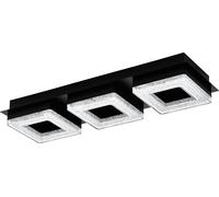 EGLO Fradelo 1, 3 bombillas, LED, fuente de luz no reemplazable, 3000 K, 1200 lm, IP20