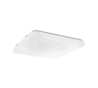 Eglo Frania-IP Lámpara de techo LED, para baño, con efecto de vidrio