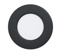 Eglo Fueva 6 Foco LED empotrable, redondo, negro y blanco, plástico
