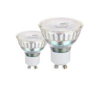 Eglo Juego de 2 lámparas GU10, 2 focos LED, luz reflectora de 4