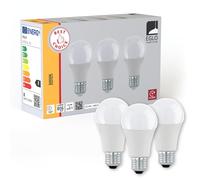 Eglo Juego de 3 bombillas LED E14, bombillas opalinas en forma de gota, 4