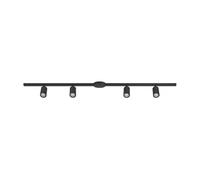 EGLO Juego de rieles EASY TRACK, negro, 4 focos GU10, longitud 193 cm