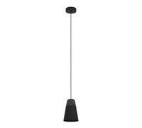Eglo Lámpara colgante Canterras, lámpara colgante, terrazo | en blanco grisáceo, metal en negro, lámpara de mesa de comedor, lámpara colgante de salón, E27