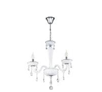 Eglo Lámpara colgante Carpento, candelabro vintage de 3 luces