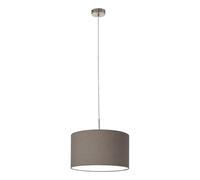 Eglo Lámpara colgante Pasteri, 1 luz, pantalla textil, estructura de acero