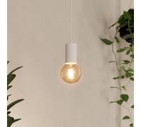 EGLO Lámpara colgante Pozueta 1, 1 luz, blanco