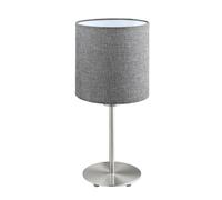 Eglo lámpara de mesa Pasteri, luminaria deco, lámpara textil de metal