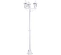 Eglo Lámpara de pie exterior Laterna 5, lámpara exterior de 3 luces, pie