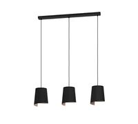 Eglo lámpara de suspensión Bolivia, candil para comedor 3 luces, iluminador