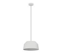 Eglo Lámpara de suspensión Contrisa, candil para comedor de 1 luz, liminaria de novedoso diseño nórdico de metal en gris, pendiente con casquillo E27, Ø 38 cm