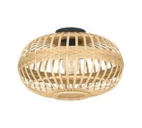 Eglo lámpara de techo Amsfield, luminaria colgante vintage, nature, boho