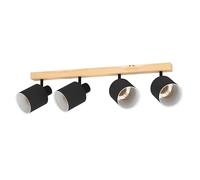 Batallas Regleta (160 W, Negro/Blanco, E27, 4 ud.)