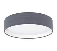 Eglo Lámpara de techo LED Pasteri, Lámpara de techo de tela de 1 foco