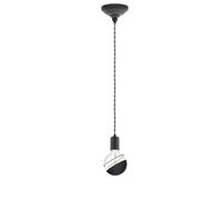 EGLO Lámpara LED E27, bombilla vintage ámbar, globo LED espiral | iluminación retro, 4W (equivale a 25W), 260 lúmenes, LED cálido 2200K, bombilla Edison G125, Ø 12,5 cm