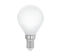 Eglo LED E14, bombilla de color lechoso en forma de gota