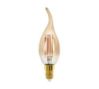 Eglo Bombilla LED Golden Age (E14, Intensidad regulable, Ámbar, 320 lm, 4 W, Otros)