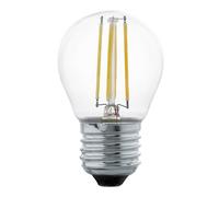 Eglo LED E27, bombilla clásica, luz para iluminación retro, 4 vatios (equivalente a 30 vatios), 470 lúmenes, blanco cálido, 2700k, Edison G45, Ø 4,5 cm