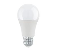 Eglo LED E27 bombilla, lámpara LED, 11 vatios (equivalente a 75 vatios), 1055 lúmenes, 3000 Kelvin, bombilla A60, diámetro 6 cm