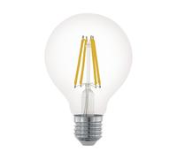 Eglo LED E27 regulable, bombilla globo clásica, foco para iluminación retro