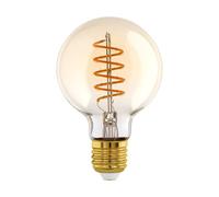 Eglo LED E27 regulable, LED espiral Globo, bombilla vintage ámbar