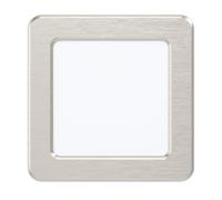 EGLO LED empotrable Fueva 5, 11,7 cm, foco LED de acero con superficie