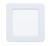Eglo LED empotrable Fueva 5, 11,7 cm, foco LED de acero con superficie