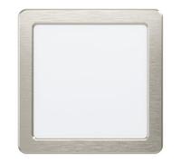 EGLO LED empotrable Fueva 5, 16,6 cm, foco LED de acero con superficie