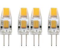 Eglo LED G4 regulable, juego de 2 lámparas, 2 bombillas enchufables, 1,8 vatios cada una (corresponde a 20 V), 12V, 200 lúmenes, foco blanco cálido, 2700k, pin de la luz Ø 1 cm (Paquete de 2)