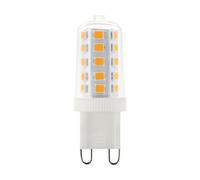 Eglo LED G9 regulable, lámpara con base pin, bombilla enchufable | de 3 vatios (corresponde a 30 vatios), 320 lúmenes, iluminante de mazorca blanco cálido, 3000k, foco pin Ø 1,6 cm