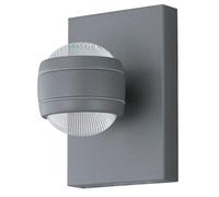 EGLO LED Lámpara de pared exterior Sesimba 1, luminaria exterior de 2 luces
