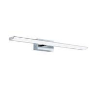 Eglo LED lámpara de pared Tabiano, luz para espejo, aplique LED de metal cromado y plástico blanco, lámpara para baño, luz LED neutra para baño, L 60,5 cm