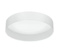 Eglo LED lámpara de techo Pasteri, lámpara textil de techo de 1 luz, material: acero, tela, plástico, color: blanco, Ø: 32 cm
