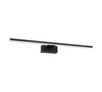 EGLO Aplique de pared LED Conettilla, negra, ancho 60 cm, IP44, CCT