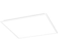 EGLO LED Panel Moradillo-R, plafón plano con mando a distancia, panel de techo, lámpara de techo regulable, luz blanca cálida a fría, 60 x 60 cm
